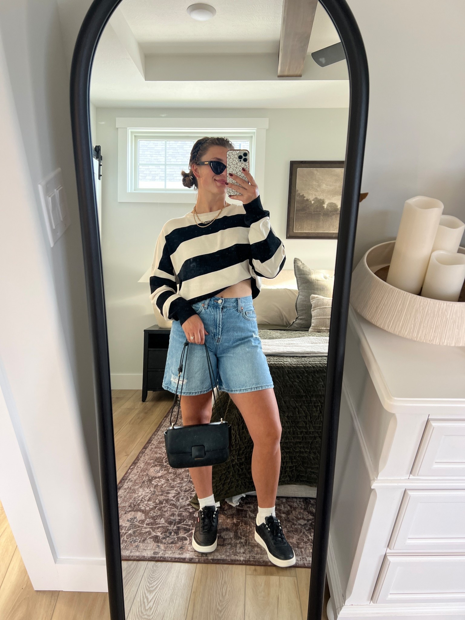 Purse is old Target but I linked a similar option! Shorts were thrifted.. but I linked a similar option too!!

#LTKSeasonal