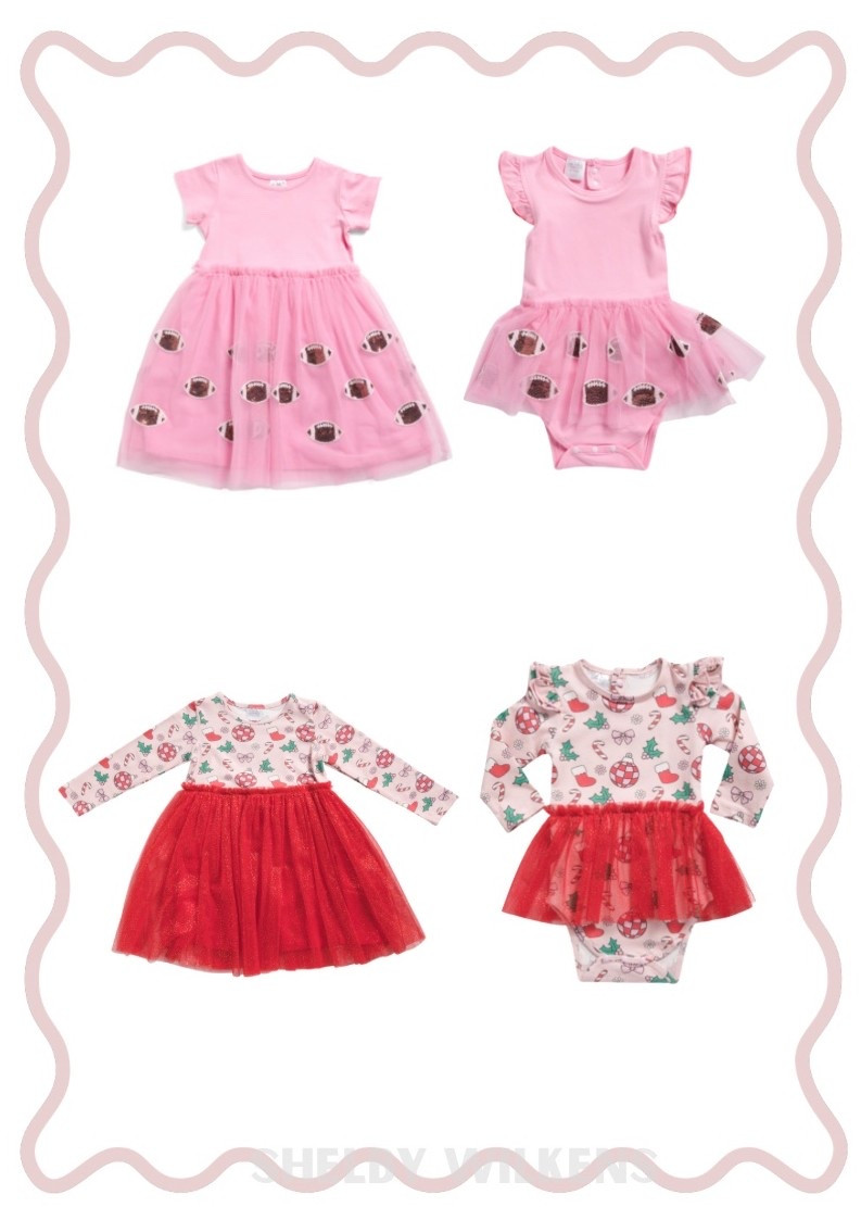 The cutest big sis + little sis matching outfits from Sweet Wink 💕 

Found them at Marshalls and couldn’t resist! Perfect for Christmas and football season — festive and game day ready 🎄🏈✨

#SisterStyle 
#MarshallsFinds 
#SweetWink 
#GirlMom 
#BigSisLittleSis 
#HolidayOutfits 
#MatchingMoments

#LTKKids #LTKHoliday #LTKSeasonal