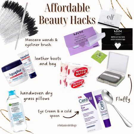 All the affordable beauty hacks I listed in my blog post on lolanicole.com ☺️

#LTKFind #LTKunder50 #LTKbeauty