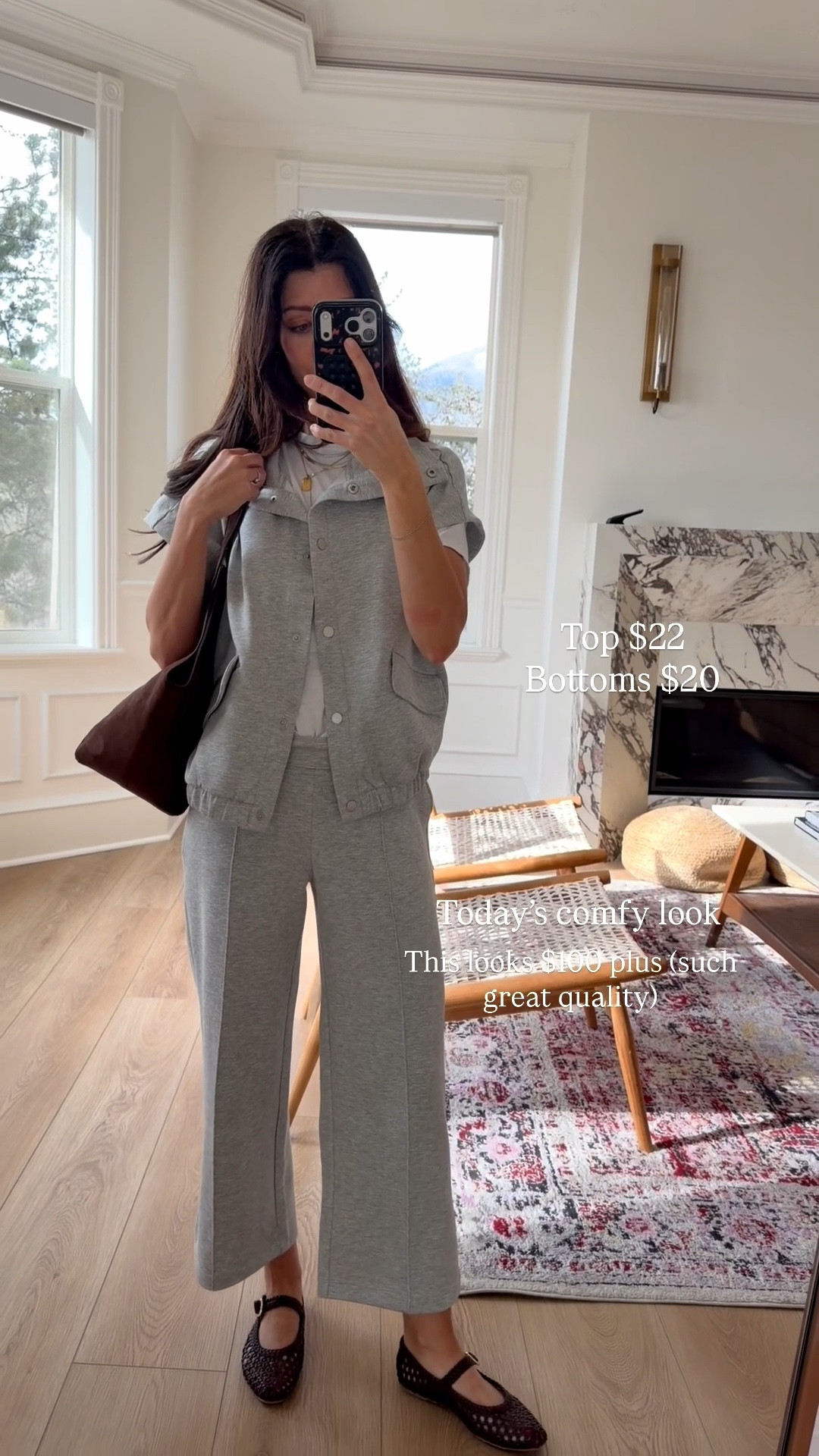 I have the size xs in both (runs a bit oversized) 

#LTKmomlife #LTKSeasonal #LTKOver40