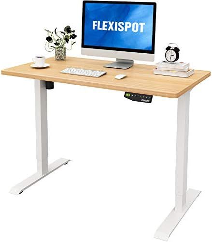 Flexispot EN1 Adjustable Height Electric Standing Desk, 48 x 30 Inches Stand Up Home Office Desk ... | Amazon (US)
