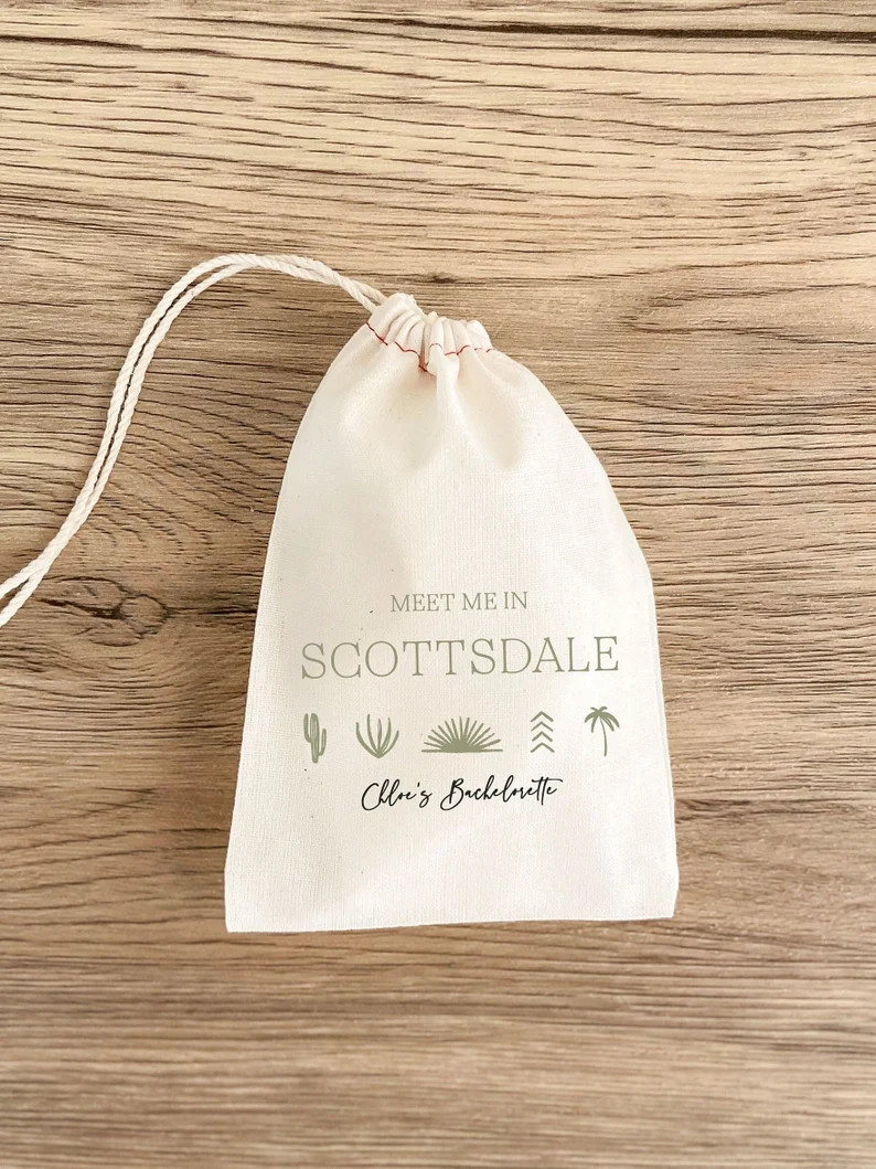 Scottsdale Favor Bags  Bachelorette Party  Hangover Kit Bags - Etsy | Etsy (US)