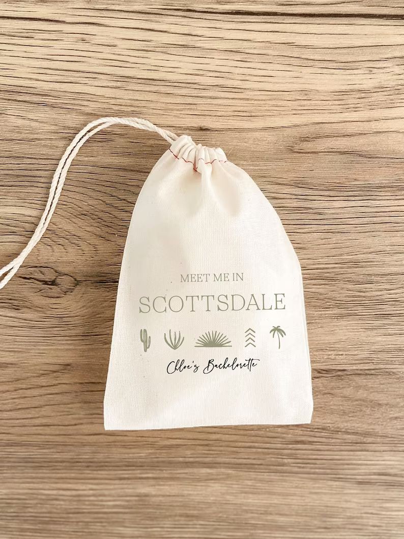Scottsdale Favor Bags  Bachelorette Party  Hangover Kit Bags - Etsy | Etsy (US)