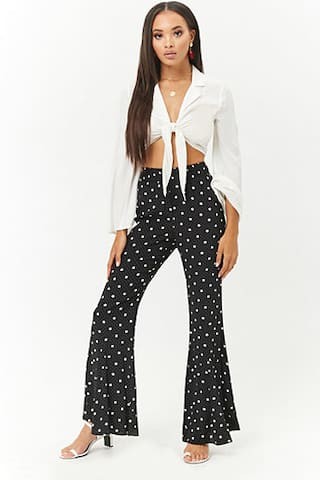 Polka Dot Flare Pants | Forever 21 (US)