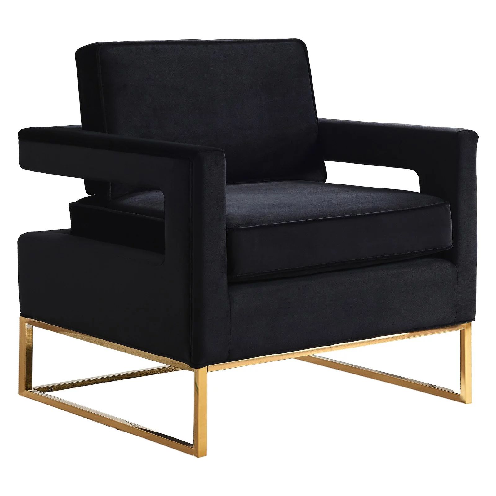 Meridian Furniture Inc Noah Velvet Accent Chair | Walmart (US)