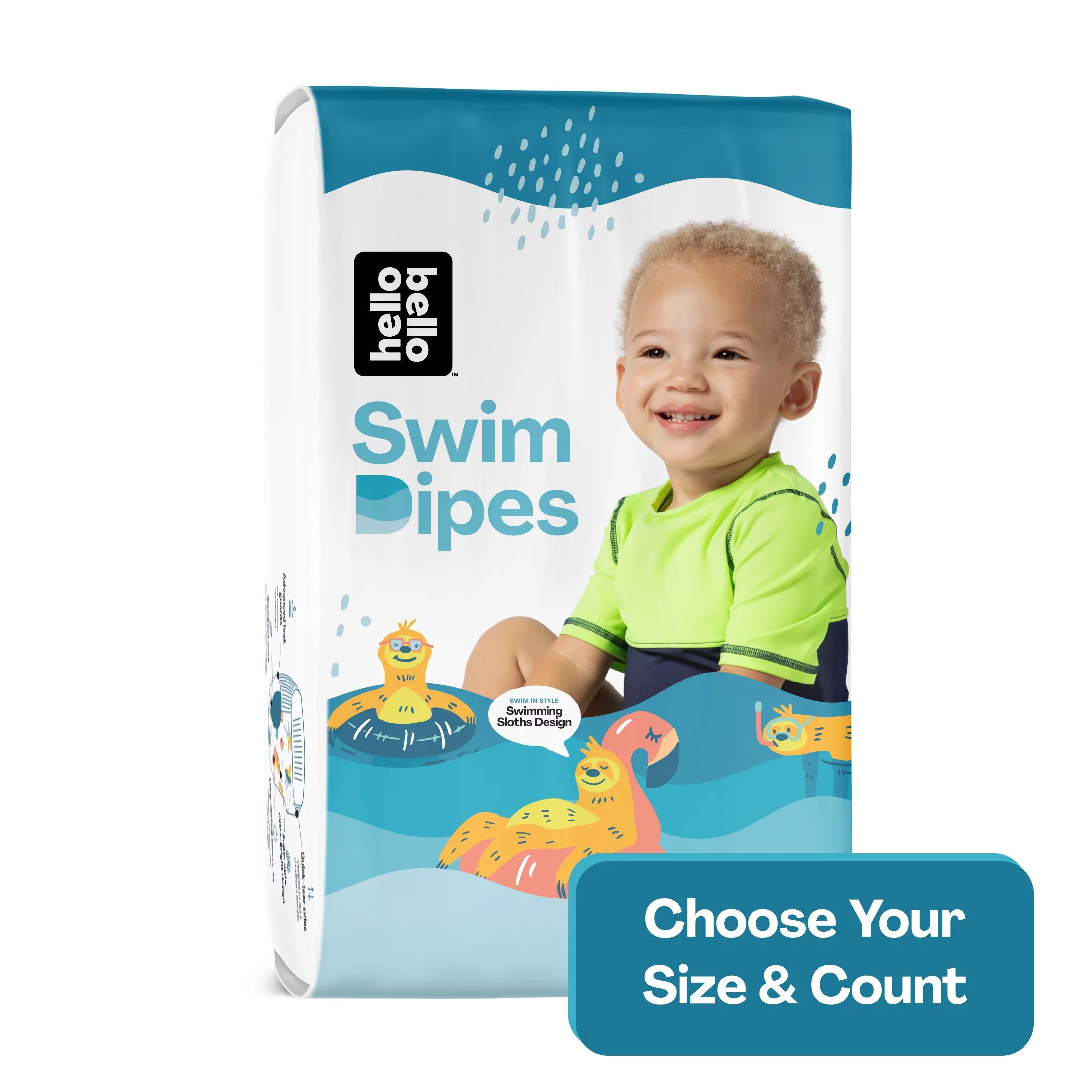 Hello Bello Premium Swim Diapers I Affordable Disposable Swim Dipes for Babies and Kids I Size La... | Walmart (US)