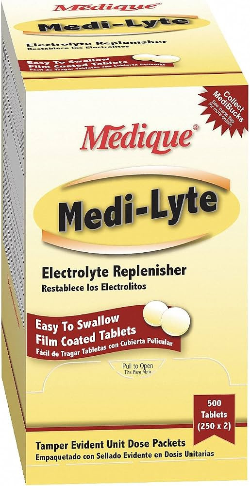 Medique Medi-Lyte Electrolyte Replenisher, Fast Relief from Heat, Stress, Fatigue, and Muscle Cra... | Amazon (US)