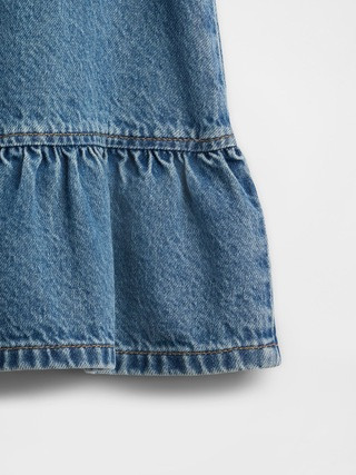 babyGap Ruffle Denim Dress | Gap Factory