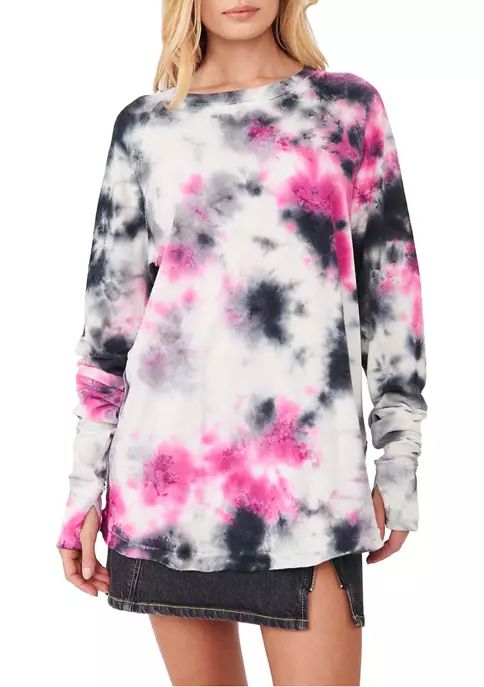 Washed Tie Dye Top | Belk