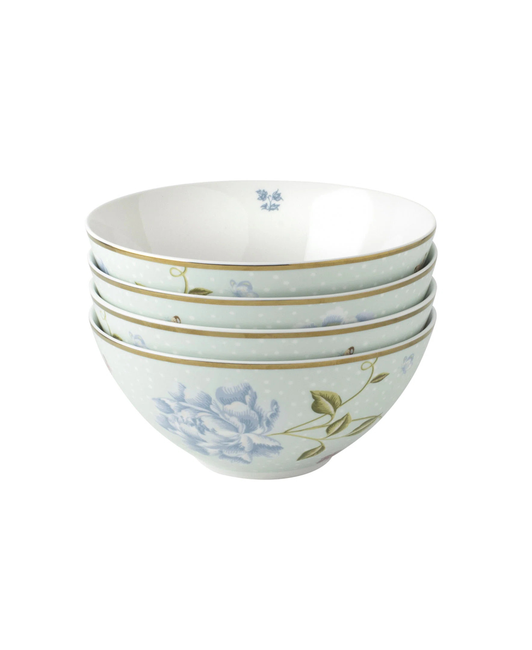 Heritage Collectables Set/4 Bowls 6.30" Mint Uni In Giftbox (Set of 4) | Wayfair North America