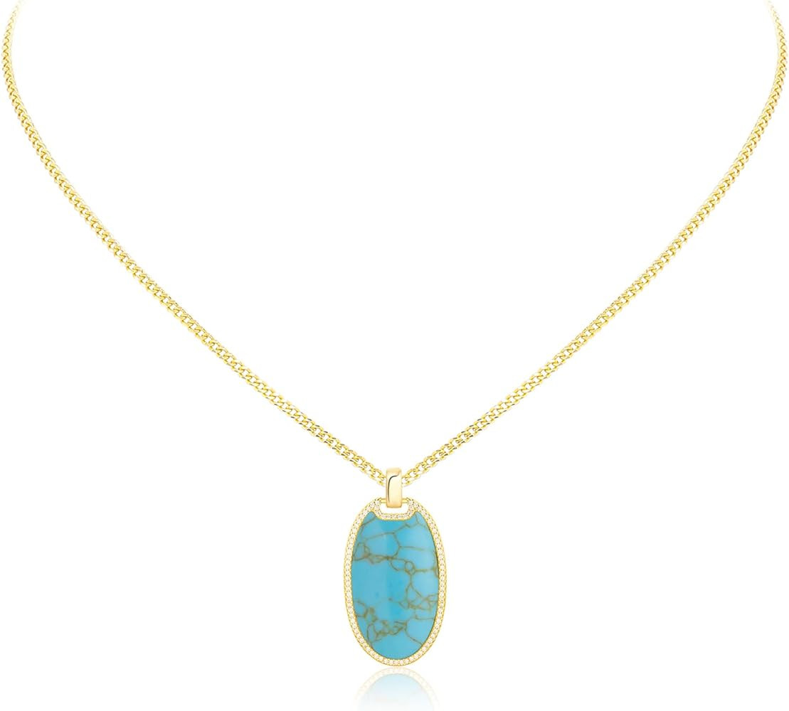 Montana West Wrangler Couture Turquoise Jewelry for Women, Western Jewelry Pendant Necklace, Cowg... | Amazon (US)