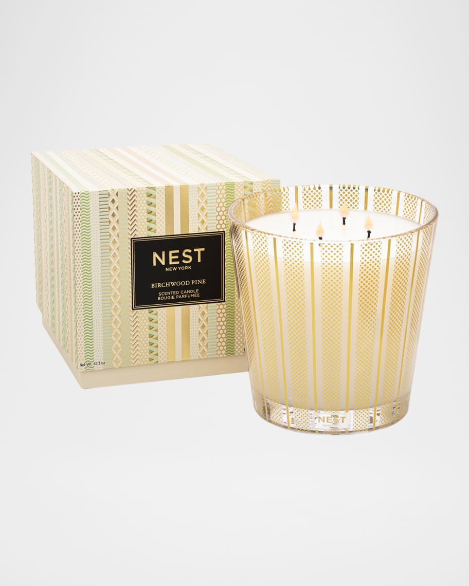 NEST New York Birchwood Pine Luxury 4-Wick Candle, 43.7 oz./ 1239g | Neiman Marcus