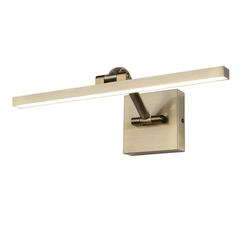 LED Modern Dimmable Picture Lights for Wall 15.75 Inch Hard-Wired Picture Frame Lights for Paintings Gallery Light with Adjustable Swing Arm Display Lights For Artwork, 7W, Warm White Antique Bronze | Amazon (US)