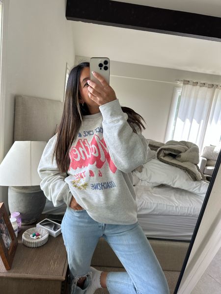 Built like a mother crewneck — cozy ootd!

#LTKfindsunder50 #LTKfamily #LTKstyletip