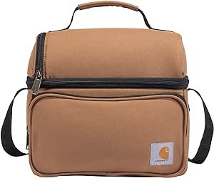 Carhartt Deluxe Dual Compartment Insulated Lunch Cooler Bag, Carhartt Brown | Amazon (CA)