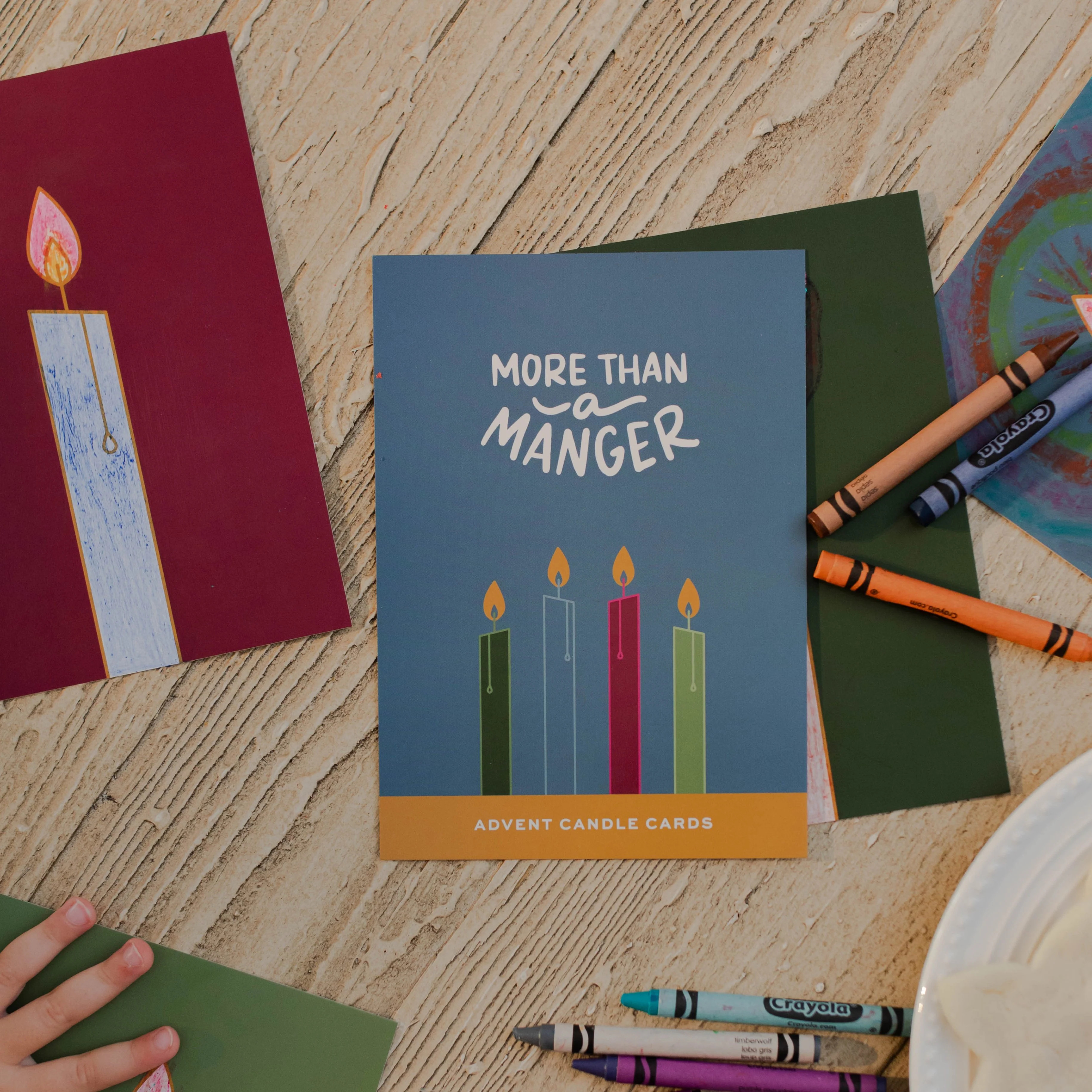 More Than a Manger Advent Candle Cards | The Daily Grace Co.