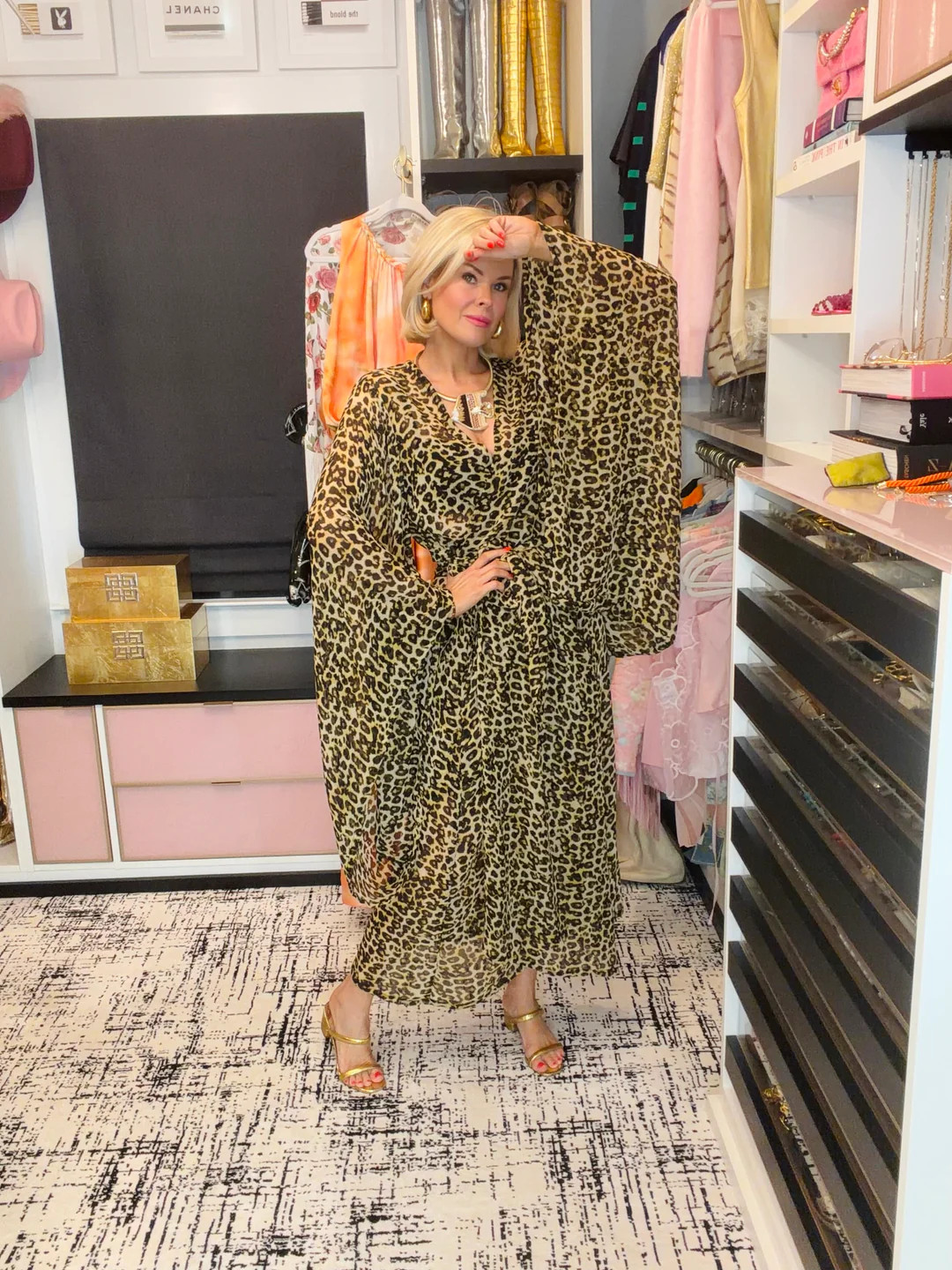 Jacara Leopard Kimono | Teggy French