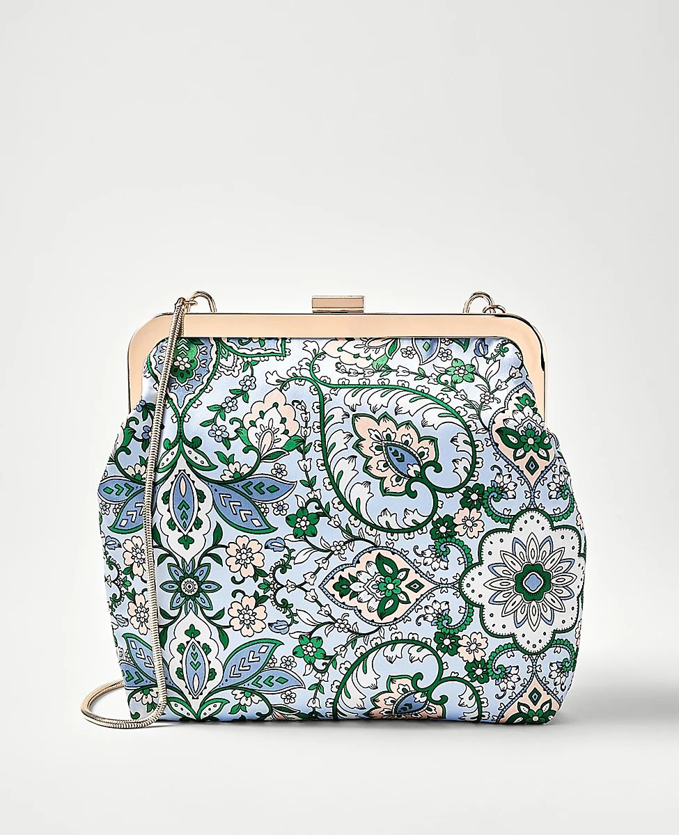 Studio Collection Floral Silk Clutch | Ann Taylor (US)