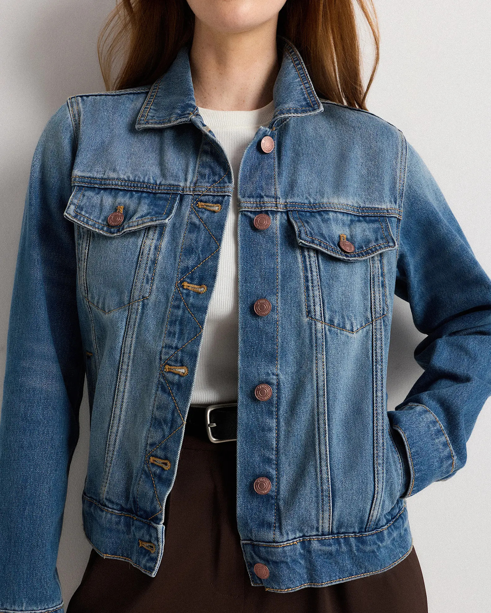 100% Organic Cotton Denim Jacket | Quince