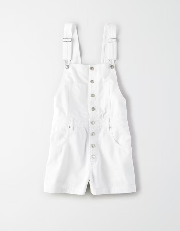 AE Denim 90s Boyfriend Short Overall | American Eagle Outfitters (US & CA)