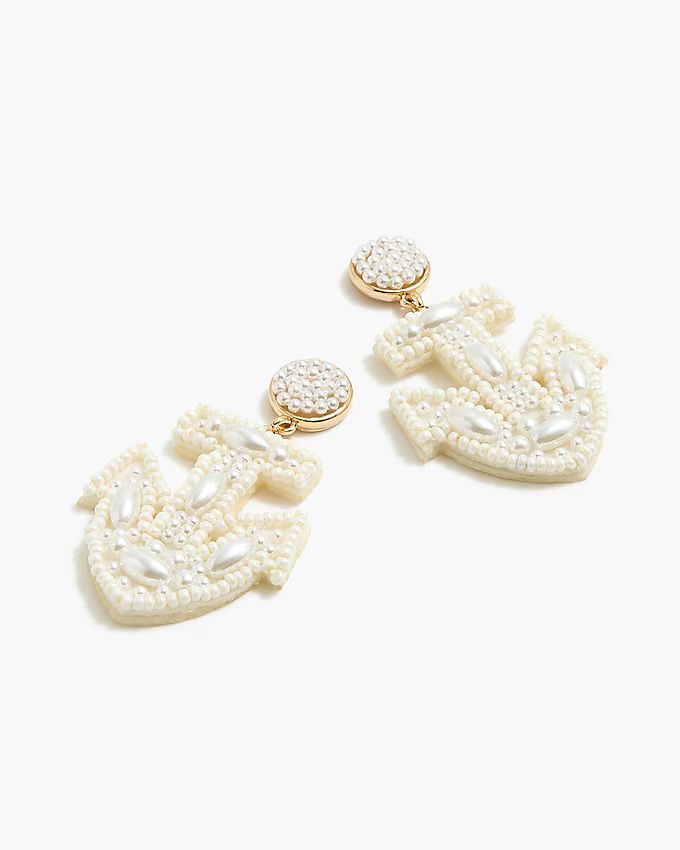 Anchor statement earrings | J.Crew Factory