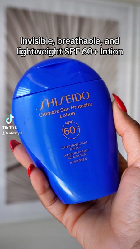 Invisible and lightweight SPF60 + From Shiseido with No white cast- Brown girl friendly!

#LTKFestival #LTKVideo #LTKBeauty