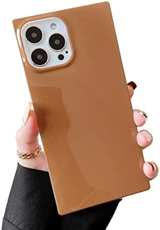 Amazon.com: Cocomii Square Neutral Plain Color iPhone 12/12 Pro Case, Slim Glossy Soft TPU Solid ... | Amazon (US)