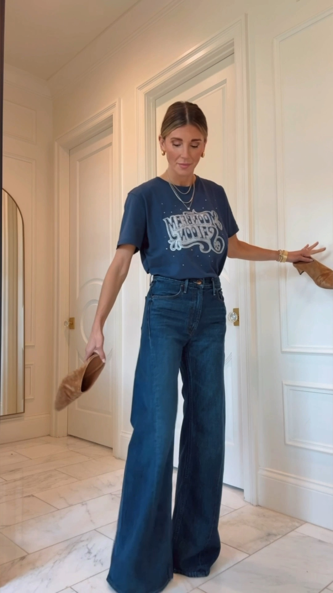 Don't buy another pair of jeans until you try these. I suggest sizing down on size. I'm 5'7 wearing size 24