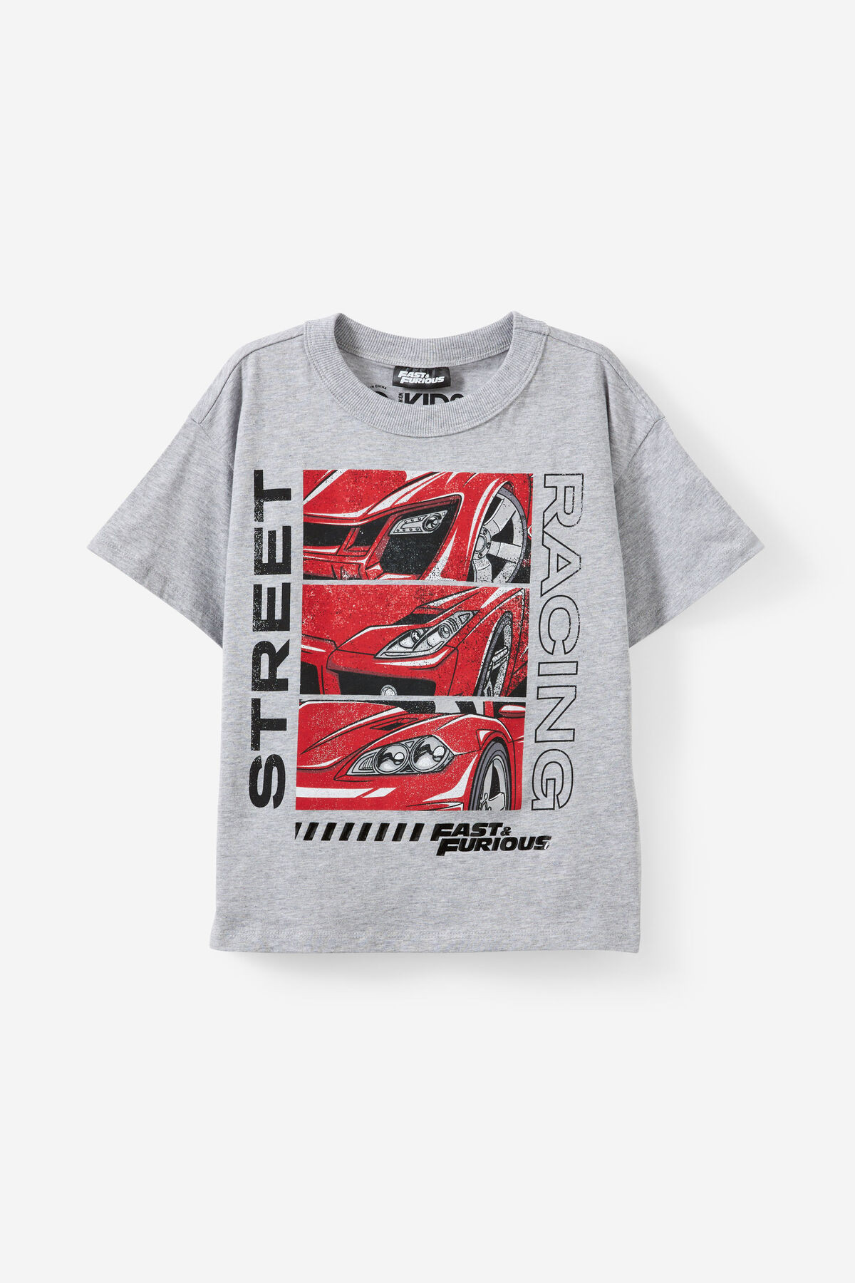 Fast And The Furious Drop Shoulder Short Sleeve Tee | Cotton On (US)