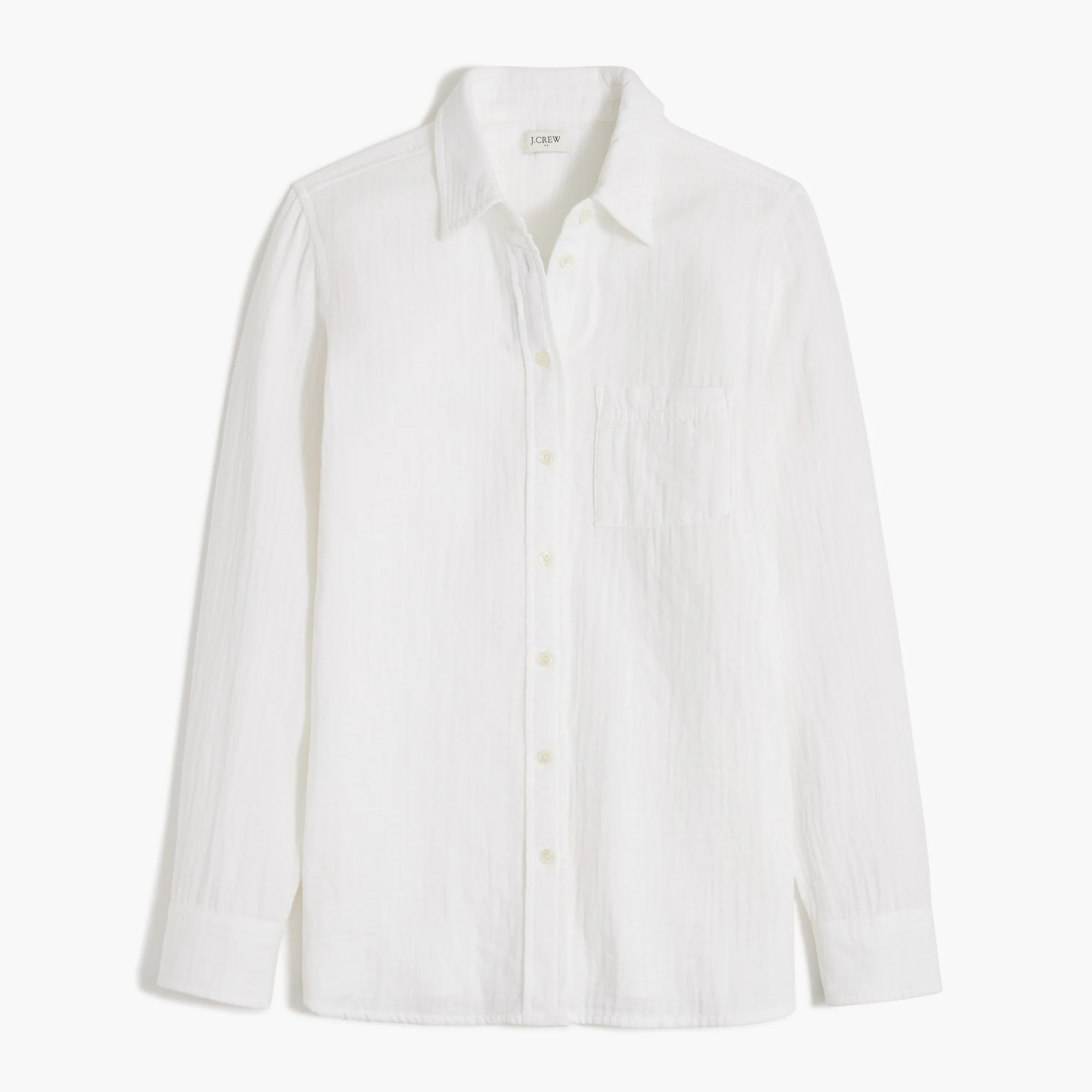 100% cotton double-gauze button-up shirt | J.Crew Factory