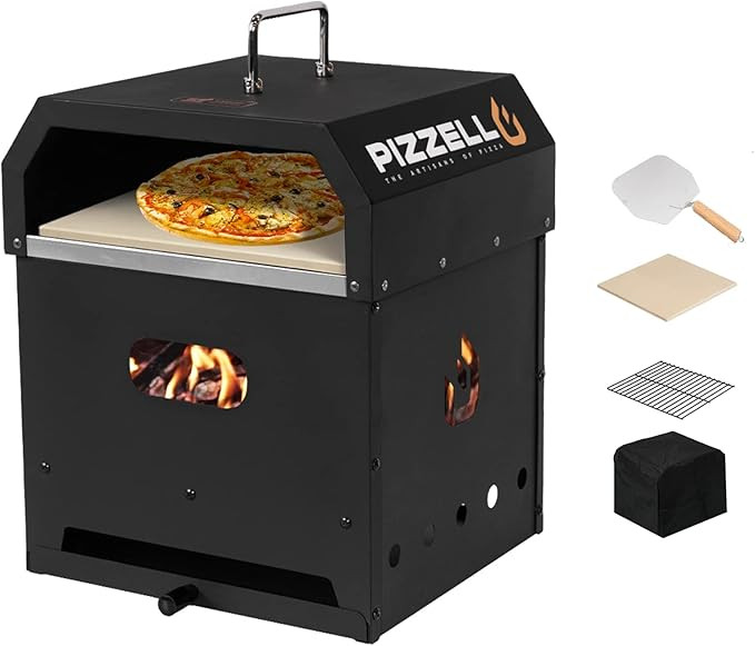 Amazon.com: PIZZELLO 4 in 1 Outdoor Pizza Oven Wood Fired 2-Layer Detachable Outside Ovens With P... | Amazon (US)