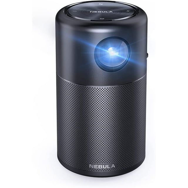 Nebula Capsule Smart Wi-Fi Mini Projector Portable 100Inch Movie 100ANSI Lumen,360° Speaker | Walmart (US)