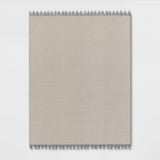Herringbone Outdoor Rug Ivory/Cashmere Gray - Threshold™ designed with Studio McGee | Target