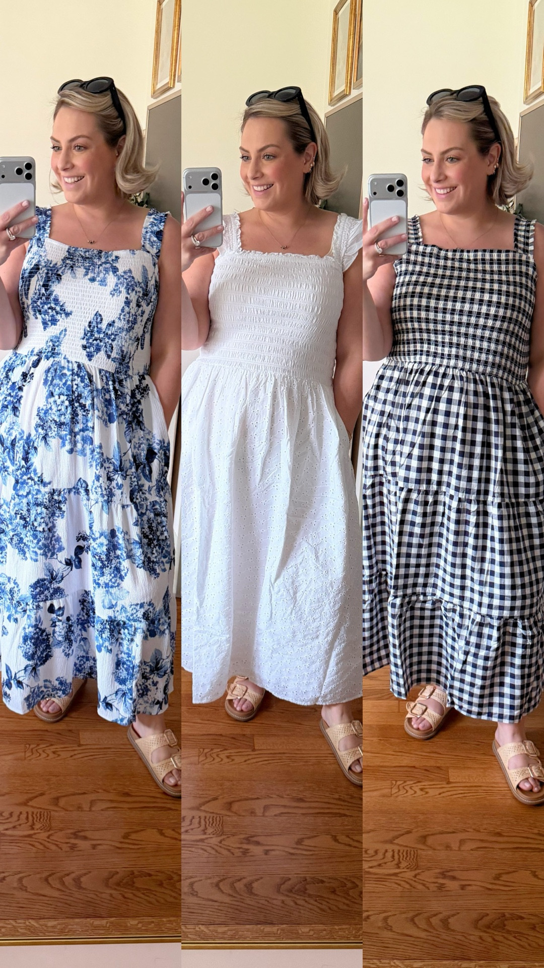 The cutest dresses all 45% off🎉 wearing the 18/20 in all 3! 

#LTKmomlife #LTKSaleAlert #LTKPlusSize