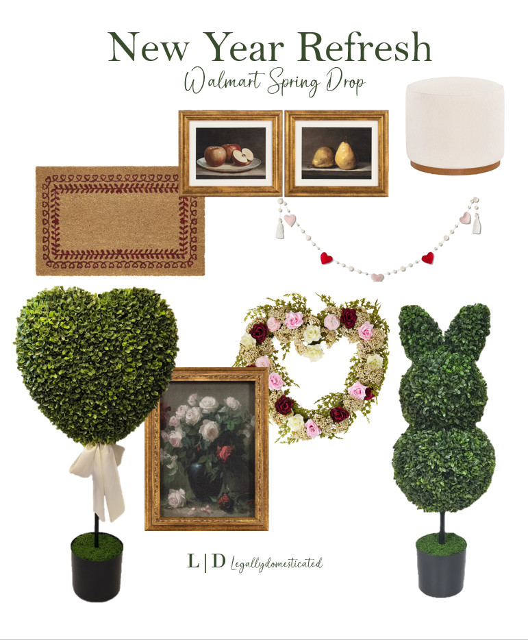 Walmart Spring Refresh. The topiaries are too cute!  

 #LTKSeasonal #LTKHome #LTKFindsUnder100