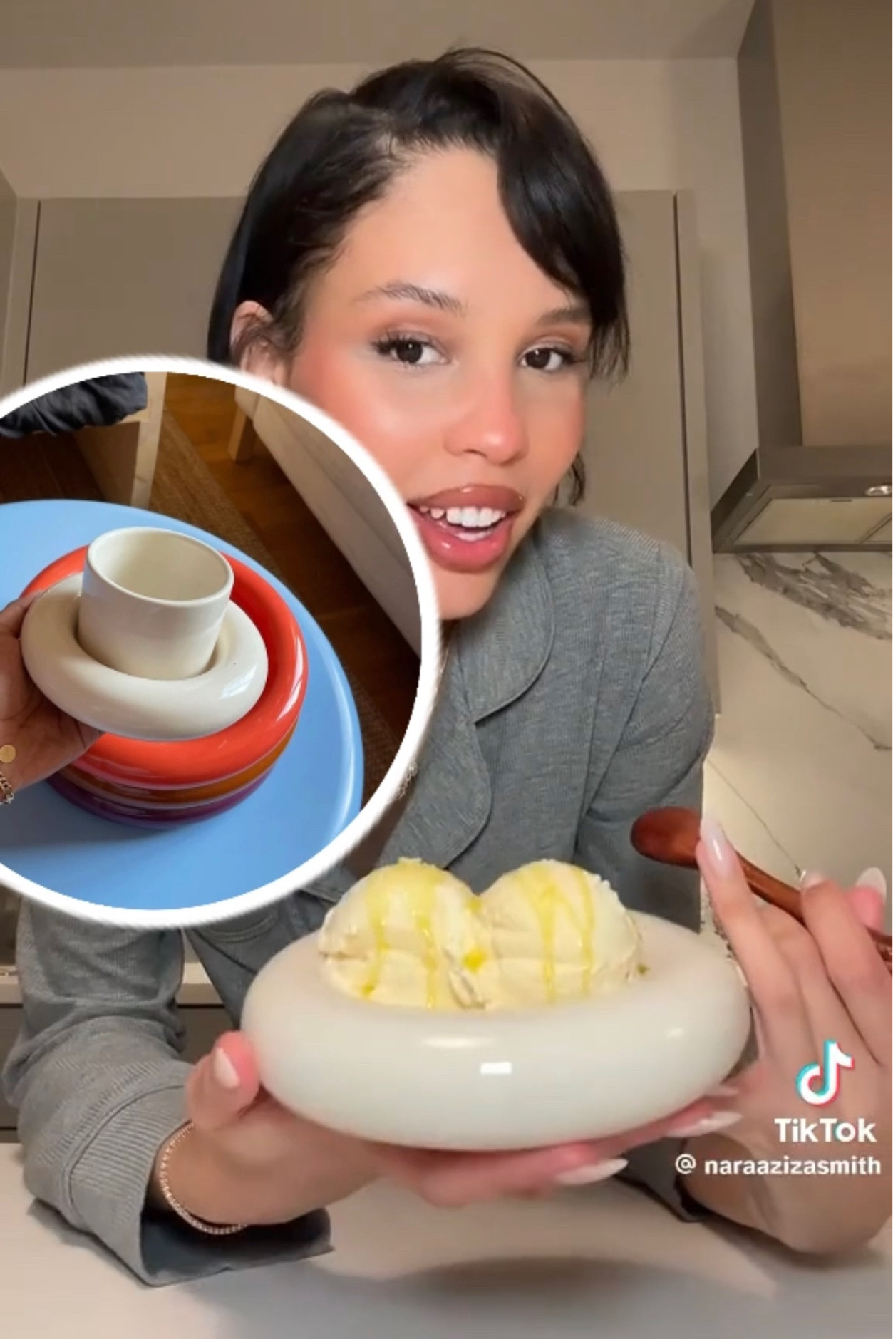 The Nara Smith ice cream bowl ™️ I know for a FACT that ice cream tastes better when you saw it in a saucer like that… 

#LTKhome #LTKfindsunder100 #LTKGiftGuide