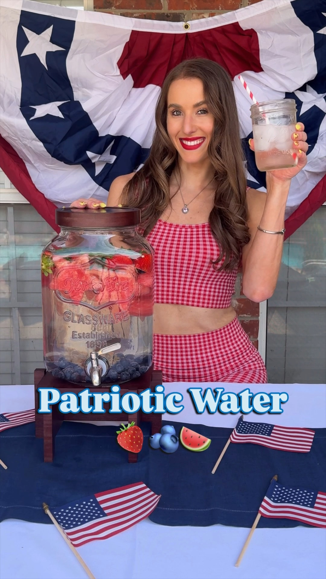 Patriotic water. Memorial Day recipes. Memorial Day food. Patriotic. Patriotic food. Red white and blue. 4th of July ideas.

#LTKfoodie #LTKSeasonal