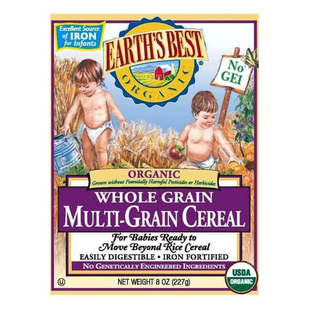 Earth's Best Organic Whole Grain Multi-Grain Baby Cereal - 8oz | Target