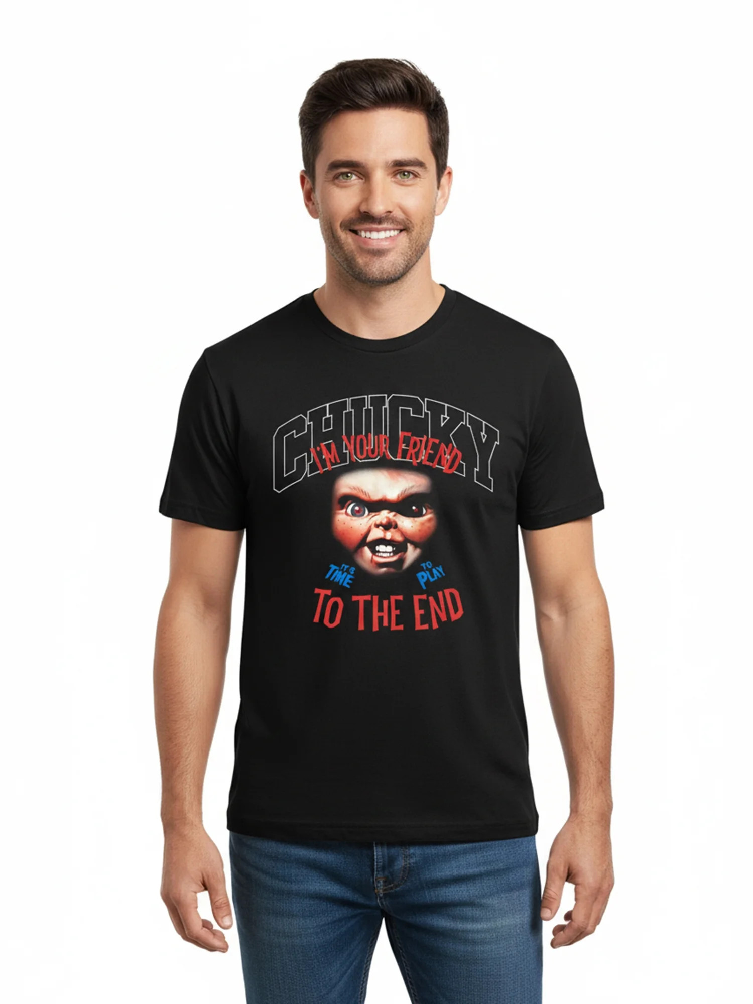 Chucky, Unisex Short Sleeve Graphic Tee, Sizes S-3XL - Walmart.com | Walmart (US)