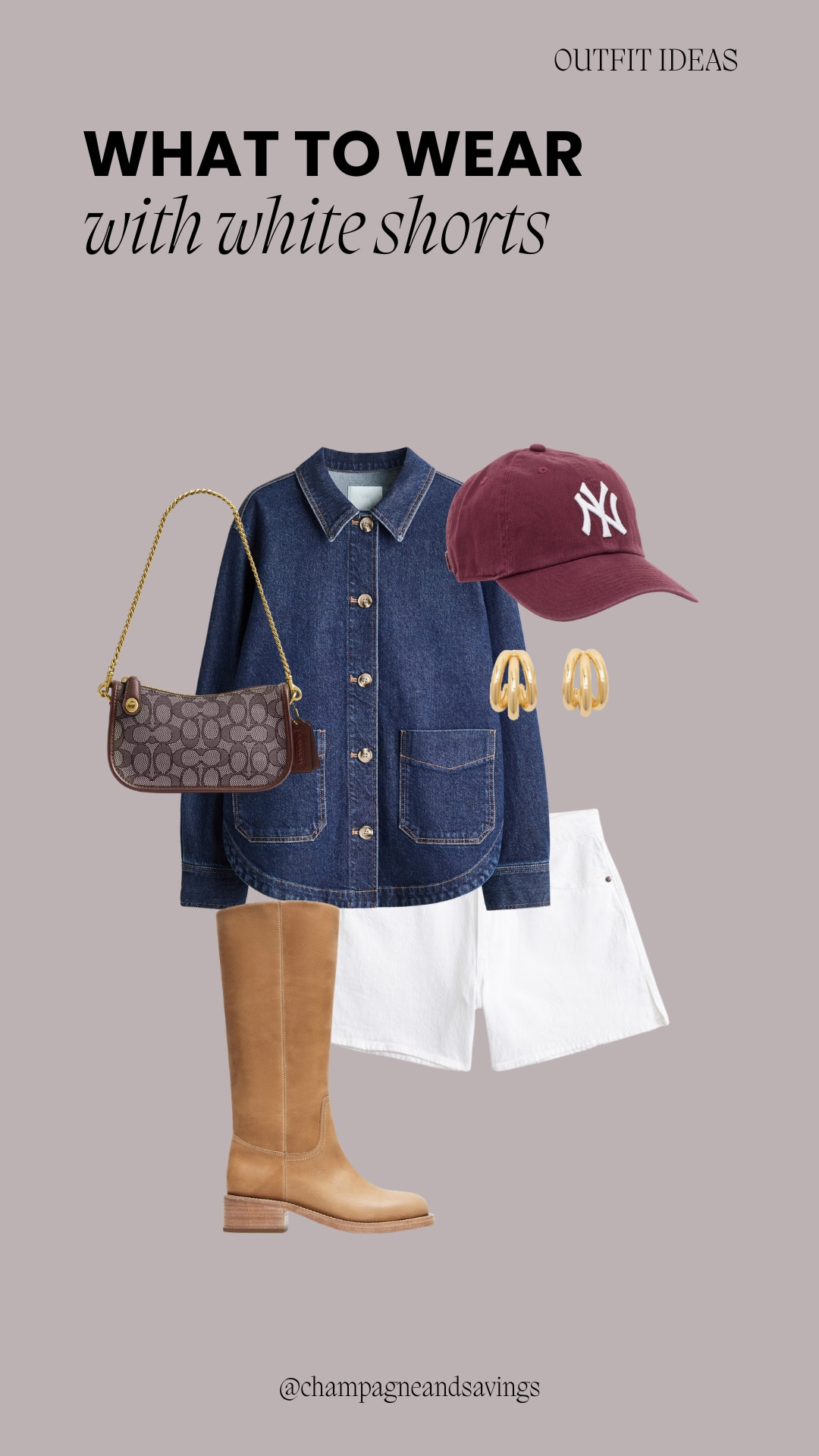 White shorts outfit

#LTKootd