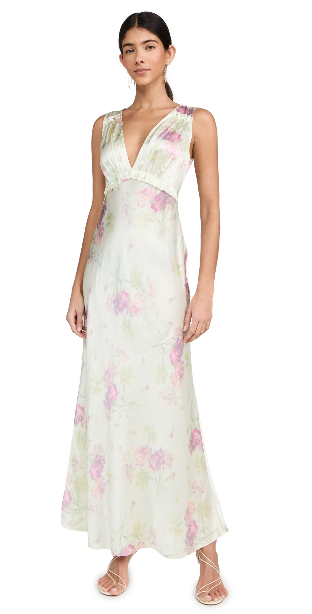 LoveShackFancy Suniva Dress Peachy Sage 10 | Shopbop