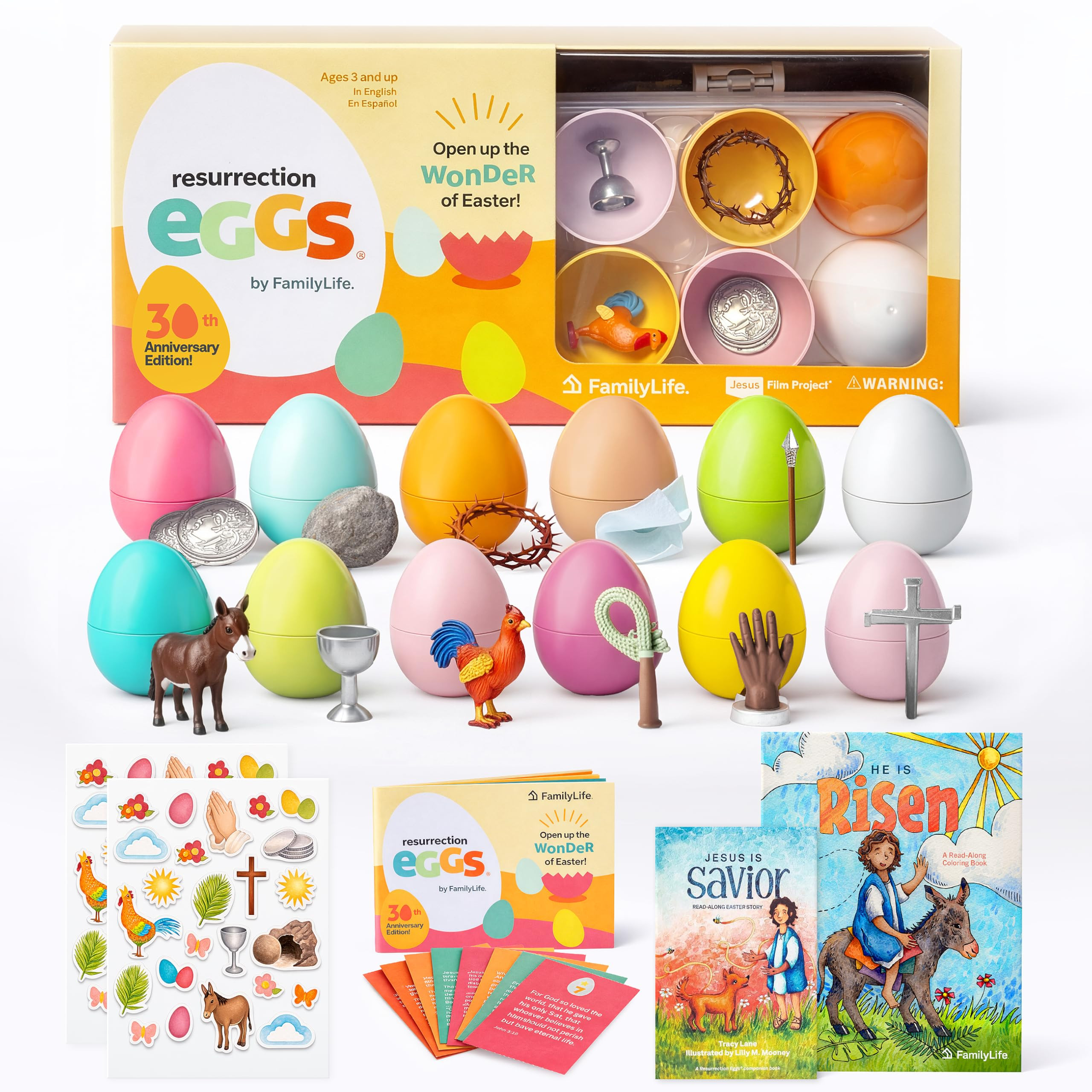 FAMILYLIFE Complete Resurrection Eggs Bundle – Interactive Easter Story Set – Hands-On Toddle... | Amazon (US)