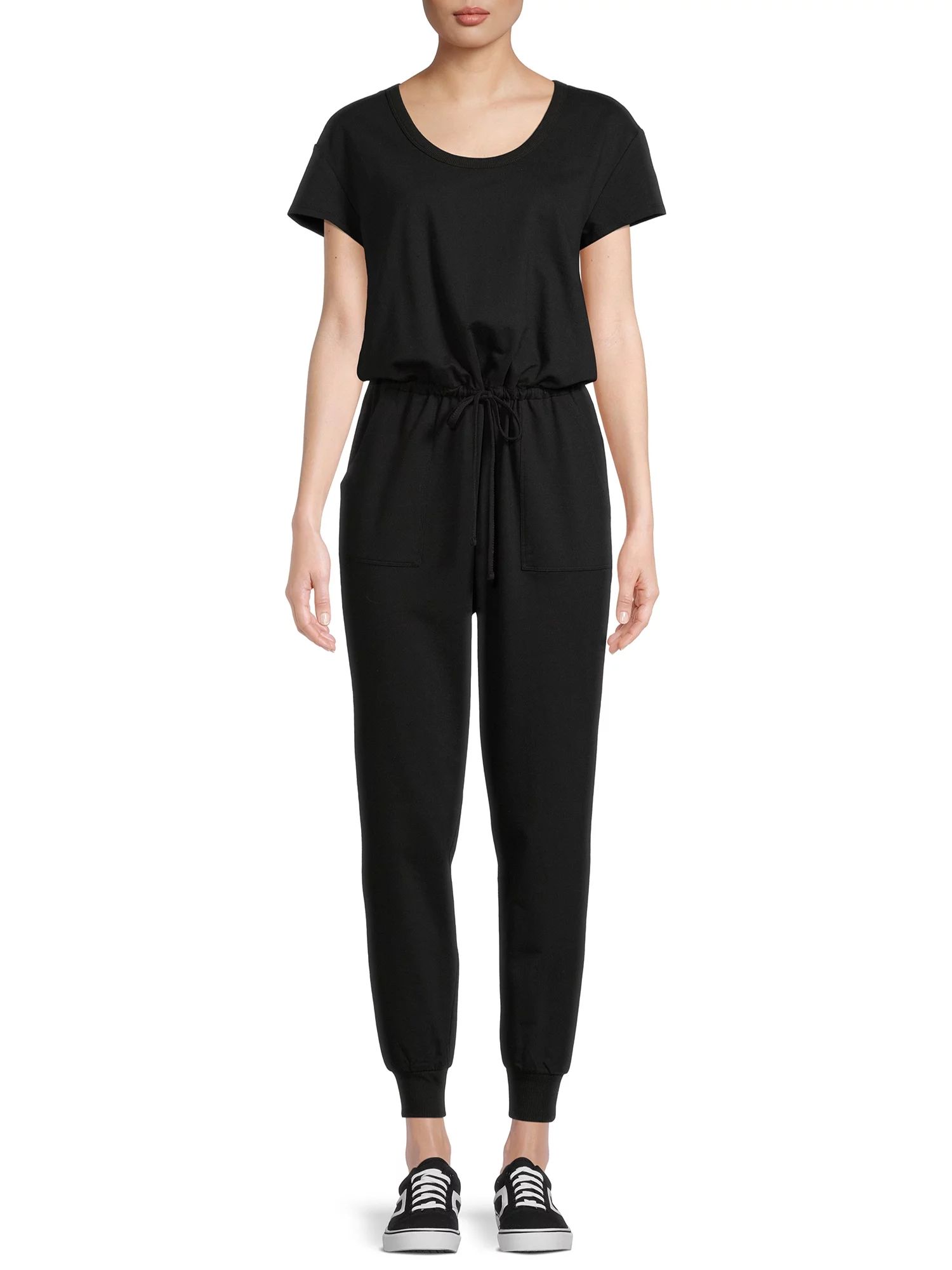 Time and Tru Women's Knit Jumpsuit | Walmart (US)