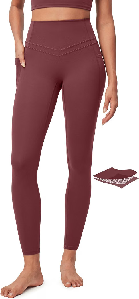 IUGA Compression Leggings with Pockets for Women Tummy Control Yoga Pants | Amazon (US)