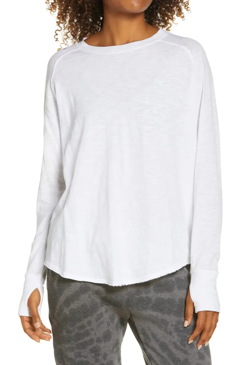Zella Relaxed Long Sleeve T-Shirt | Nordstrom | Nordstrom
