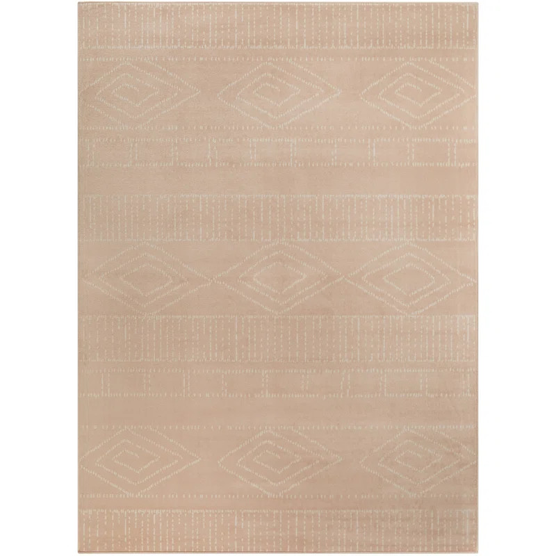 Eastland Geometric Pink Area Rug | Wayfair North America