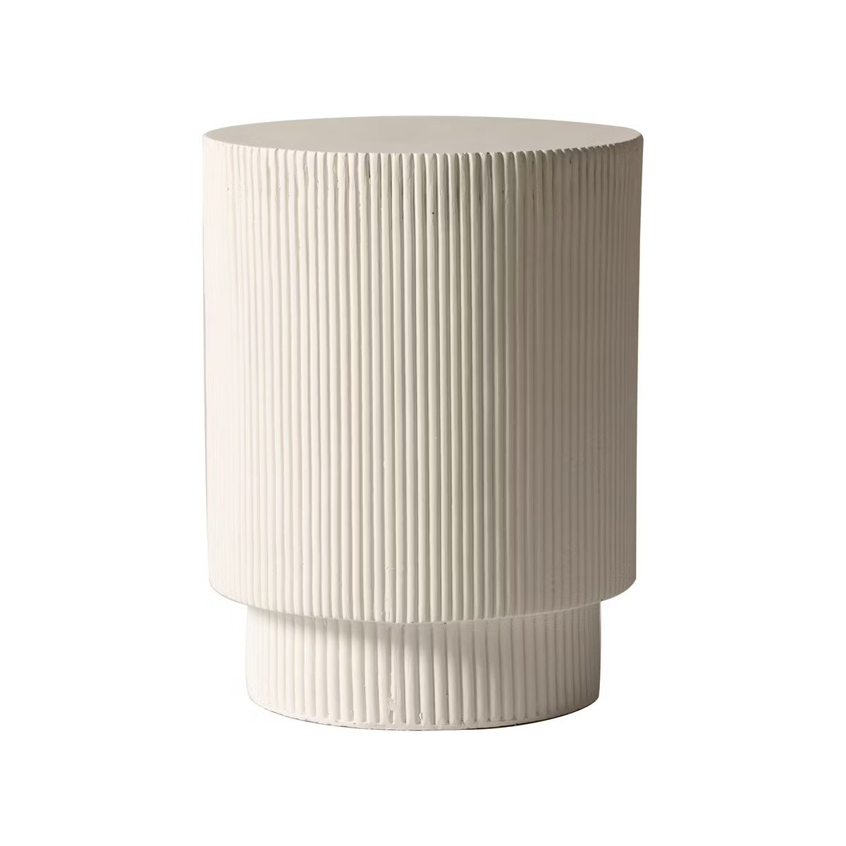 LeisureMod Eden Modern Side Table with Weather-Resistant Fiberstone Top Round Accent Table | Target