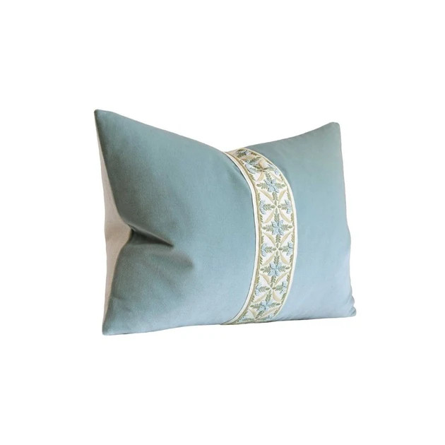 The Del Lumbar Pillow with Insert By Randi Garrett
                  
 {"averageRating":"0","revi... | Cailini Coastal