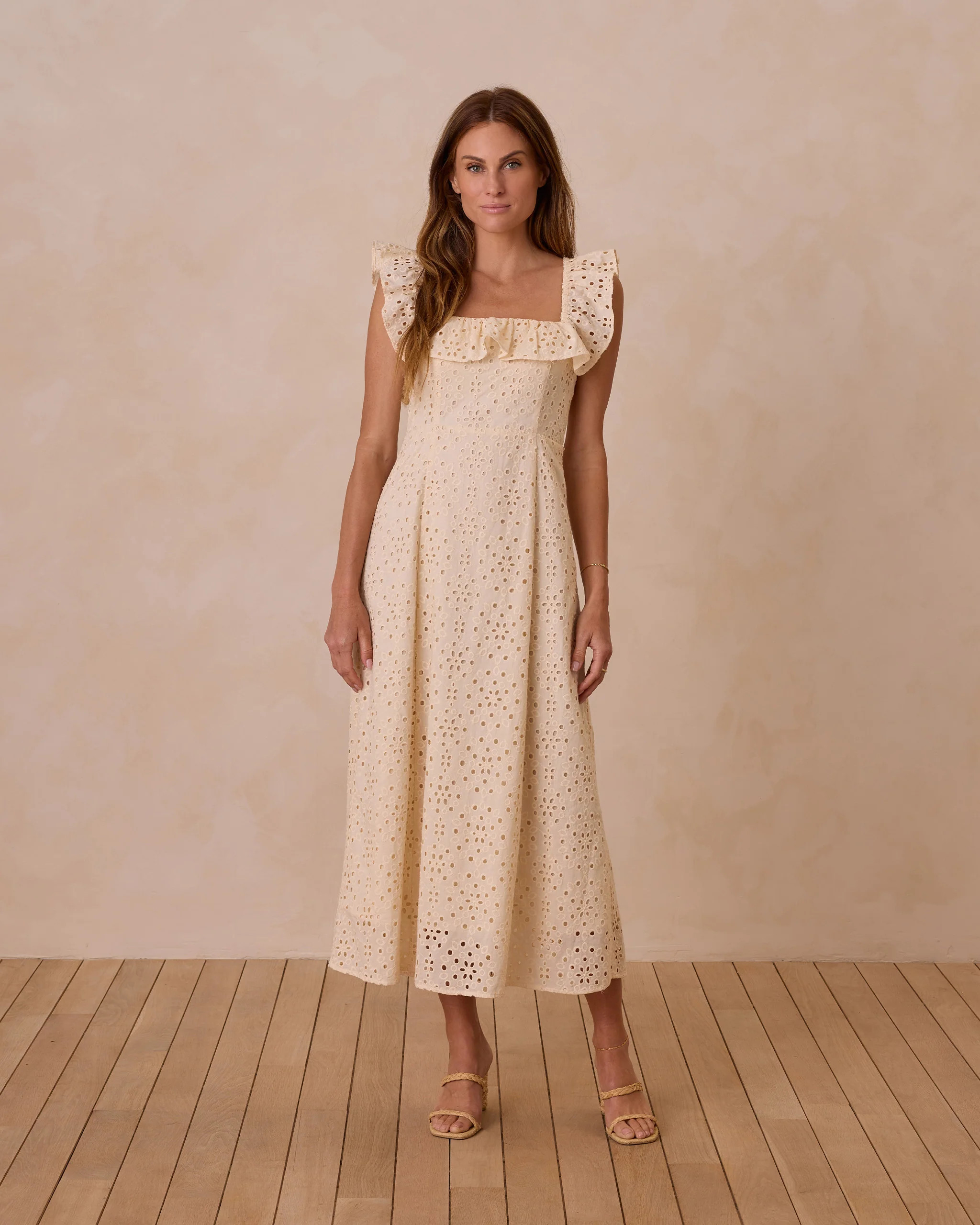 Bianca Dress | Natural | Rylee + Cru