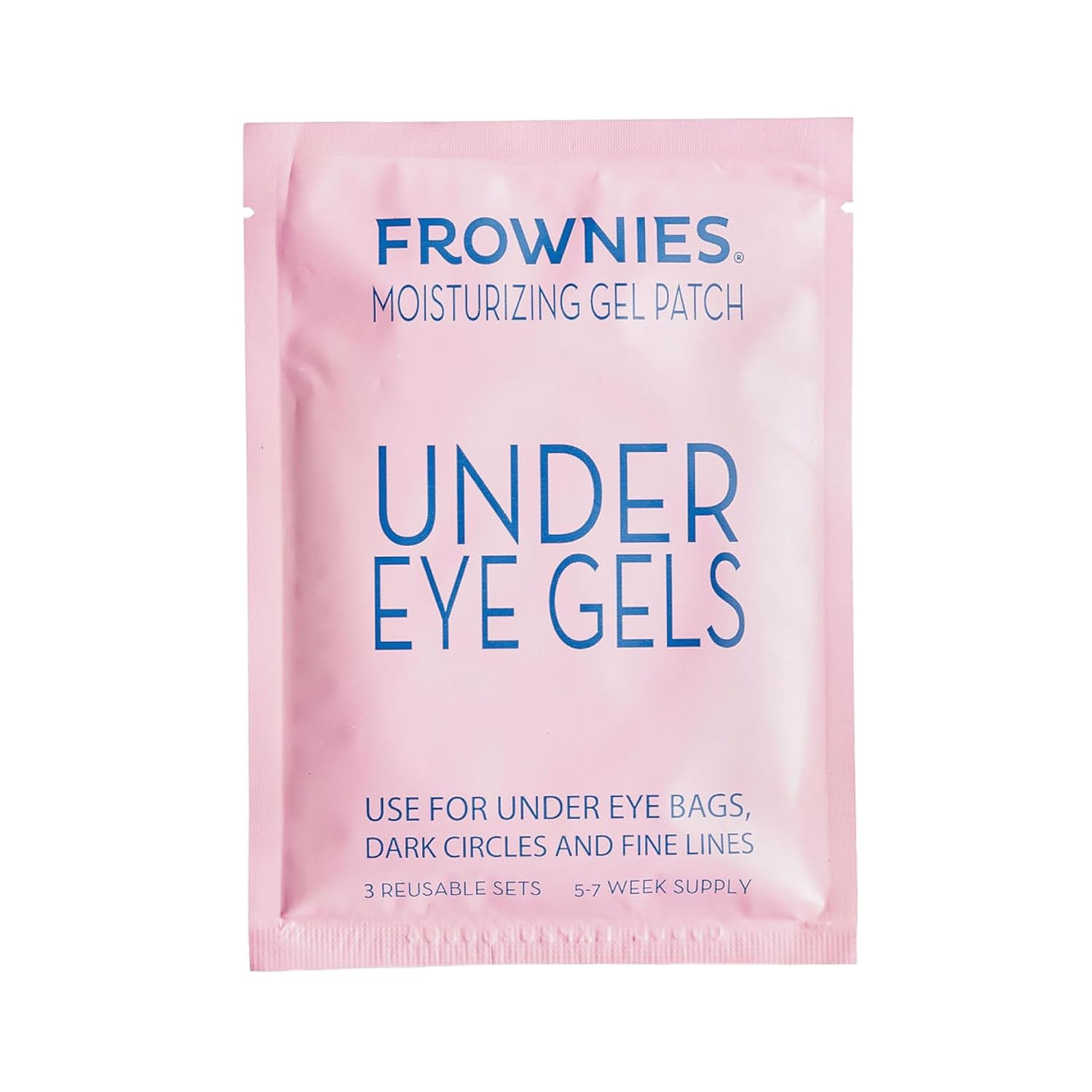 Frownies Under Eye Gel Patches for Puffy Eyes - Under Eye Patches for Dark Circles with Cactus Collagen - Under Eye Mask for Dark Circles and Puffiness - Reusable, 3 Pack | Amazon (US)